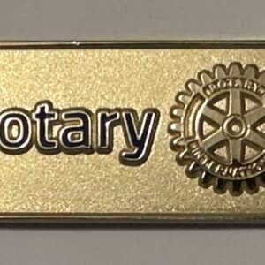 Pin rectangular dorado iman