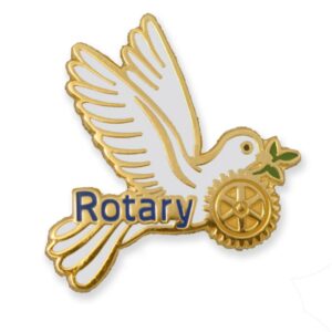Pin Rotary Paloma de la Paz