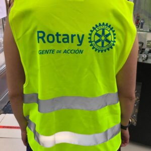 Chaleco reflectante logo Rotary