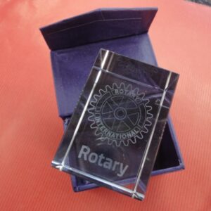 Trofeo cristal Rotary mini