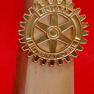 Obelisco ágata con escudo Rotary
