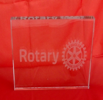 Trofeo Rotary Cristal 8016 - Imagen 2