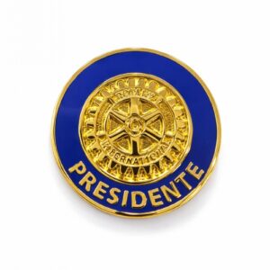 Pin presidente Rotary International esmaltado redondo 16mm