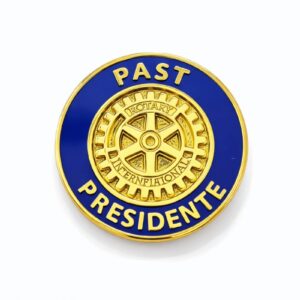 Pin past presidente Rotary International esmaltado redondo 16mm