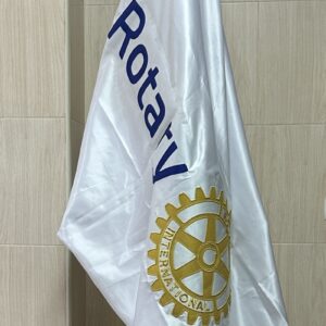 Bandera Escudo nuevo Rotary bordado a mano