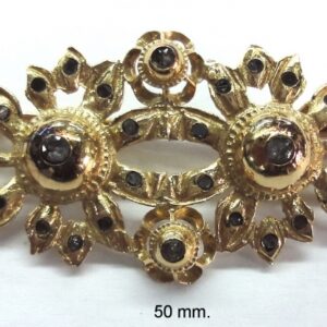 Broche oro y diamantes