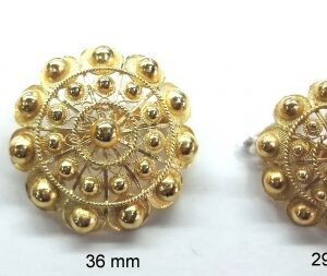 Muestras broches botón charro filigrana de Salamanca
