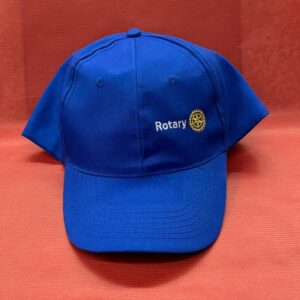 Gorra azul escudo Rotary bordado