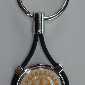Llavero escudo Rotary goma